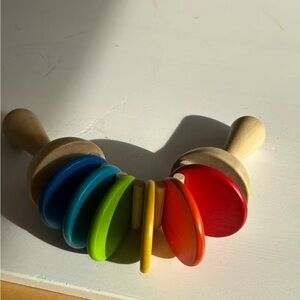 Clatter-wooden musical instrument
